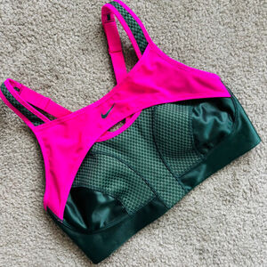 EUC NIKE Women M Alpha Ultrabreath Dri-Fit ADV Sports Bra High Support | Sz M